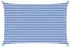 vidaXL Sonnensegel Blau und Weiß 3 x 4,5 m HDPE