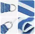 vidaXL Sonnensegel Blau und Weiß 3 x 4,5 m HDPE