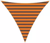 vidaXL Sonnensegel Orange und Braun 2 x 2 x 2 m 100 % Polyester Oxford