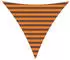 vidaXL Sonnensegel Orange und Braun 2 x 2 x 2 m 100 % Polyester Oxford