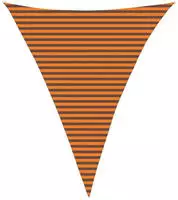 vidaXL Sonnensegel Orange und Braun 4 x 5 x 5 m 100 % Polyester Oxford