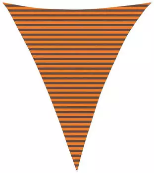 vidaXL Sonnensegel Orange und Braun 4 x 5 x 5 m 100 % Polyester Oxford