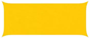 vidaXL Sonnensegel Gelb 6 x 2,5 m 100 % Polyester Oxford