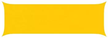 vidaXL Sonnensegel Gelb 6 x 2 m 100 % Polyester Oxford