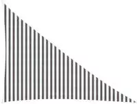vidaXL Sonnensegel Hellgrau und Wei&szlig; 3 x 4 x 5 m HDPE