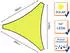 Perel Sonnensegel Dreieck 107 LEDs Solar 3,6x3,6x3,6m Limonengrün (GSST36MLEDSPGR)