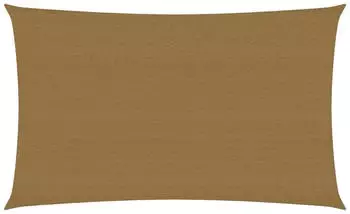 vidaXL Sonnensegel 160 g/m&sup2; Taupe 4x7 m HDPE