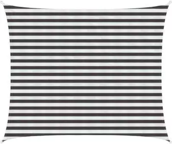 vidaXL Sonnensegel Anthrazit und Wei&szlig; 2,5 x 3 m HDPE