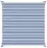 vidaXL Sonnensegel Blau und Weiß 5 x 5 m 100 % Polyester Oxford