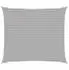 vidaXL Sonnensegel Hellgrau und Weiß 6 x 7 m HDPE
