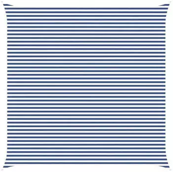 vidaXL Sonnensegel Blau und Wei&szlig; 6 x 6 m 100 % Polyester Oxford