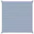 vidaXL Sonnensegel Blau und Weiß 6 x 6 m 100 % Polyester Oxford