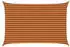 vidaXL Sonnensegel Orange und Braun 4,5 × 3 m 100 % Polyester Oxford