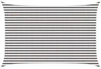 vidaXL Sonnensegel Hellgrau und Wei&szlig; 3 x 5 m HDPE