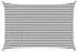 vidaXL Sonnensegel Hellgrau und Weiß 3 x 5 m HDPE