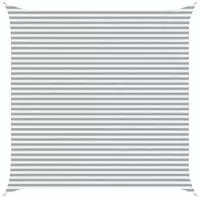 vidaXL Sonnensegel Hellgrau und Wei&szlig; 5 x 5 m 100 % Polyester Oxford