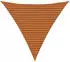 vidaXL Sonnensegel Orange und Braun 6 x 6 x 6 m 100 % Polyester Oxford