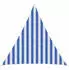 vidaXL Sonnensegel Blau und Weiß 2 x 2 x 2 m HDPE