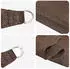vidaXL Sonnensegel Braun 7 x 5 x 5 m HDPE