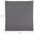Relaxdays Square sunshade sail awning (2 x 2 m) grey