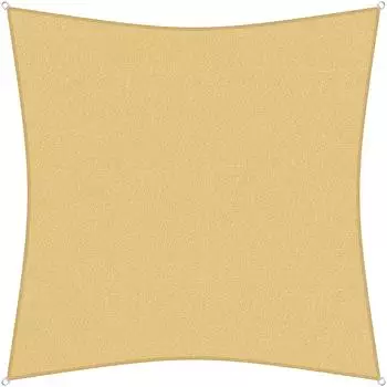 Sunprotect Professional Sonnensegel 4,5 x 4,5 m Quadrat beige