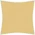 Sunprotect Professional Sonnensegel 4,5 x 4,5 m Quadrat beige