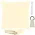 Gardlov Sonnensegel Quadrat 3,6×3,6m wasserdicht UV-Schutz Beige (23165)