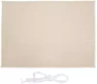 relaxdays Sonnensegel rechteckig beige 3,5 x 4,5 m