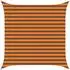 vidaXL Sonnensegel Orange und Braun 2,5 x 2,5 m 100 % Polyester Oxford