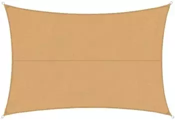 Floordirekt Wasserabweisendes Sonnensegel UV Schutz Sand 3x3 m