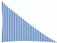 vidaXL Sonnensegel Blau und Wei&szlig; 3 x 4 x 5 m HDPE