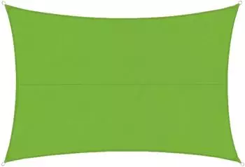 Floordirekt Wasserabweisendes Sonnensegel UV Schutz Hellgr&uuml;n 3x3 m