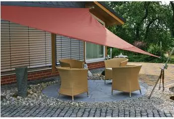 Eduplay Sonnensegel 3,6x3,6x3,6m Dreieck wasserabweisend rostrot