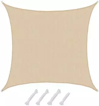 Amanka UV Sonnensegel Wasserdurchlässig 6x6