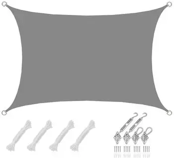 Amanka Sonnensegel Rechteckig 2x3m Wasserdicht 98% UV-Schutz (16967)