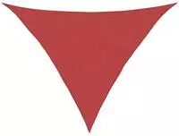vidaXL Sonnensegel 160 g/m&sup2; Rot 2,5x2,5x3,5 m HDPE