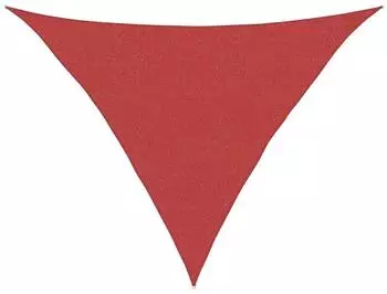 vidaXL Sonnensegel 160 g/m&sup2; Rot 2,5x2,5x3,5 m HDPE
