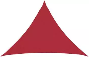 vidaXL Sonnensegel Rot 7 x 5 x 5 m HDPE