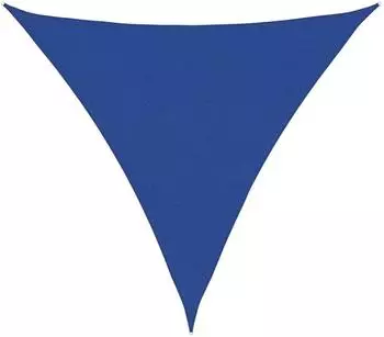 vidaXL Sonnensegel 160 g/m&sup2; Dreieckig Blau 5x5x5 m HDPE