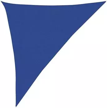 vidaXL Sonnensegel dreieckig blau 160g/m&sup2; 3x4x5m HDPE