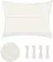 Love Story Sonnensegel rechteckig 2,5x2,5m wasserdicht cremeweiß 95% UV-Schutz