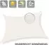 LuxusKollektion Sonnensegel rechteckig 2x4m, wasserdicht, 95% UV-Schutz, creme