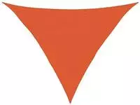 vidaXL Sonnensegel 160 g/m&sup2; Dreieckig Orange 2,5x2,5x3,5 m HDPE