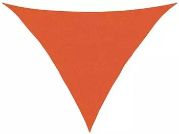 vidaXL Sonnensegel dreieckig orange 2,5x2,5x3,5m HDPE 160g/m&sup2;