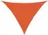 vidaXL Sonnensegel dreieckig orange 2,5x2,5x3,5m HDPE 160g/m²