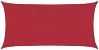 vidaXL Sonnensegel Rechteckig 2 x 6 m HDPE Rot