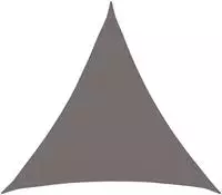 vidaXL Sonnensegel Dreieckig 2 x 2 x 2 m HDPE Hellgrau