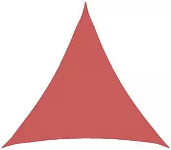 vidaXL Sonnensegel dreieckig 2x2x2m HDPE terrakotta (42032702)