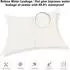 LuxusKollektion Sonnensegel rechteckig 2x3m, creme, wasserdicht, 95% UV-Schutz, Polyester
