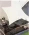 Love Story Sonnensegel rechteckig 2x2m wasserdicht cremeweiß 95% UV-Schutz